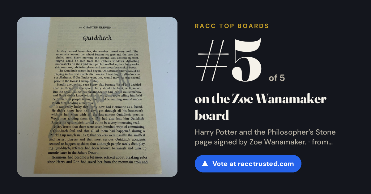 Share card: #5 of 5 on the Zoe Wanamaker board