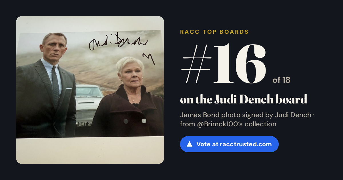 Share card: #16 of 18 on the Judi Dench board