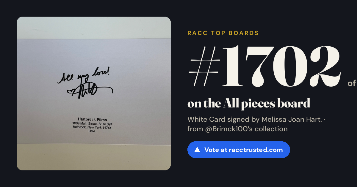 Share card: #1702 of 1726 on the All pieces board