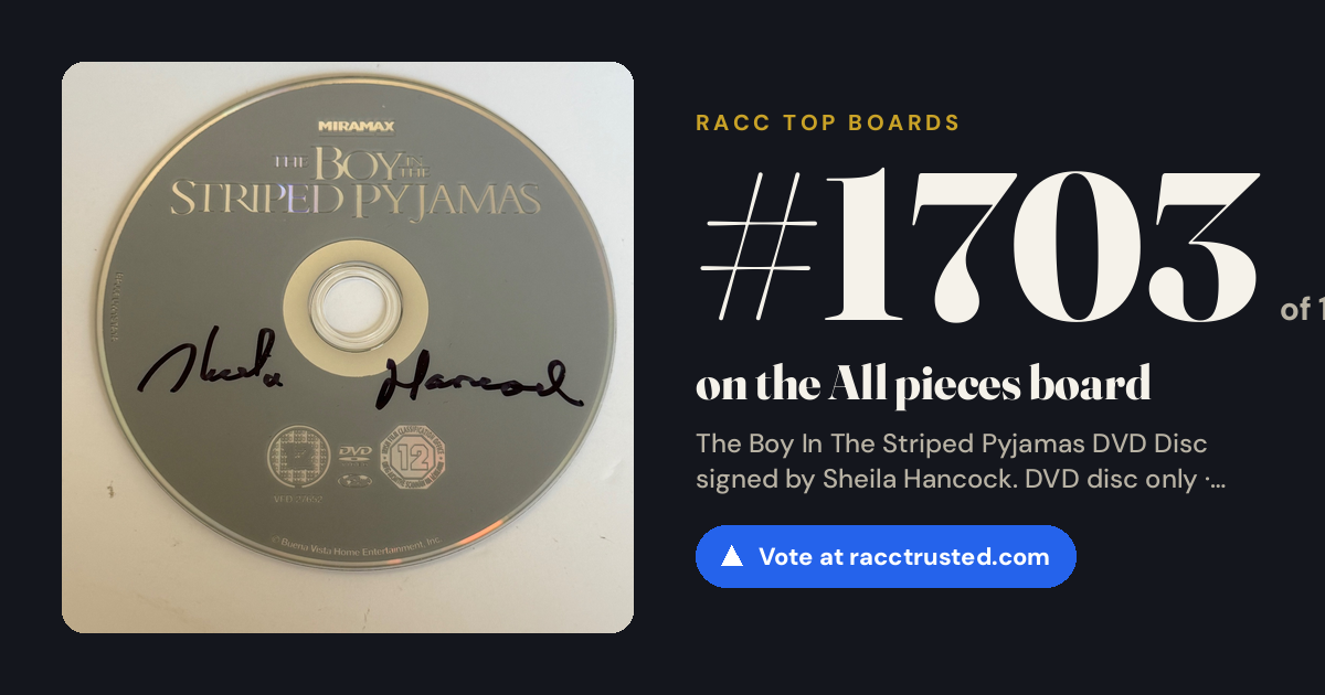 Share card: #1703 of 1729 on the All pieces board
