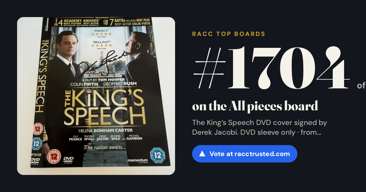 Share card: #1704 of 1729 on the All pieces board