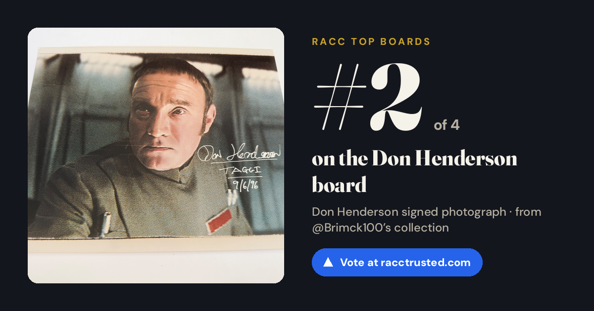Share card: #2 of 4 on the Don Henderson board