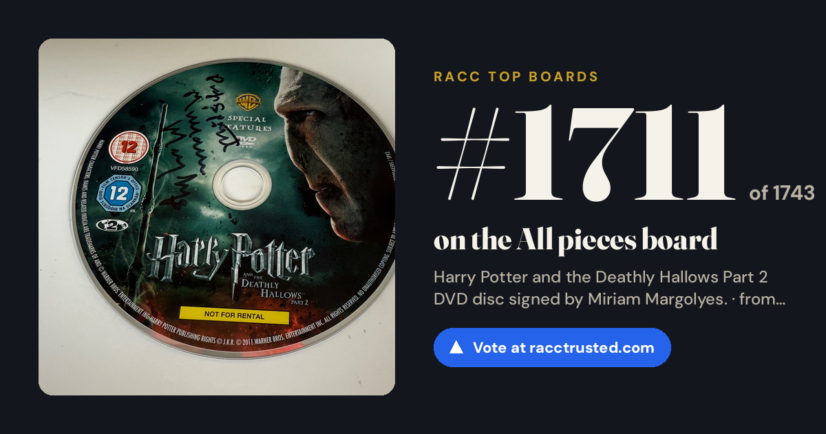 Share card: #1711 of 1730 on the All pieces board