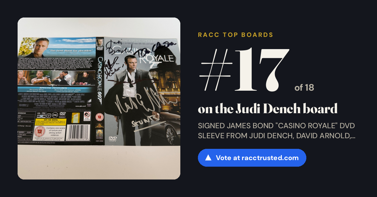 Share card: #17 of 18 on the Judi Dench board