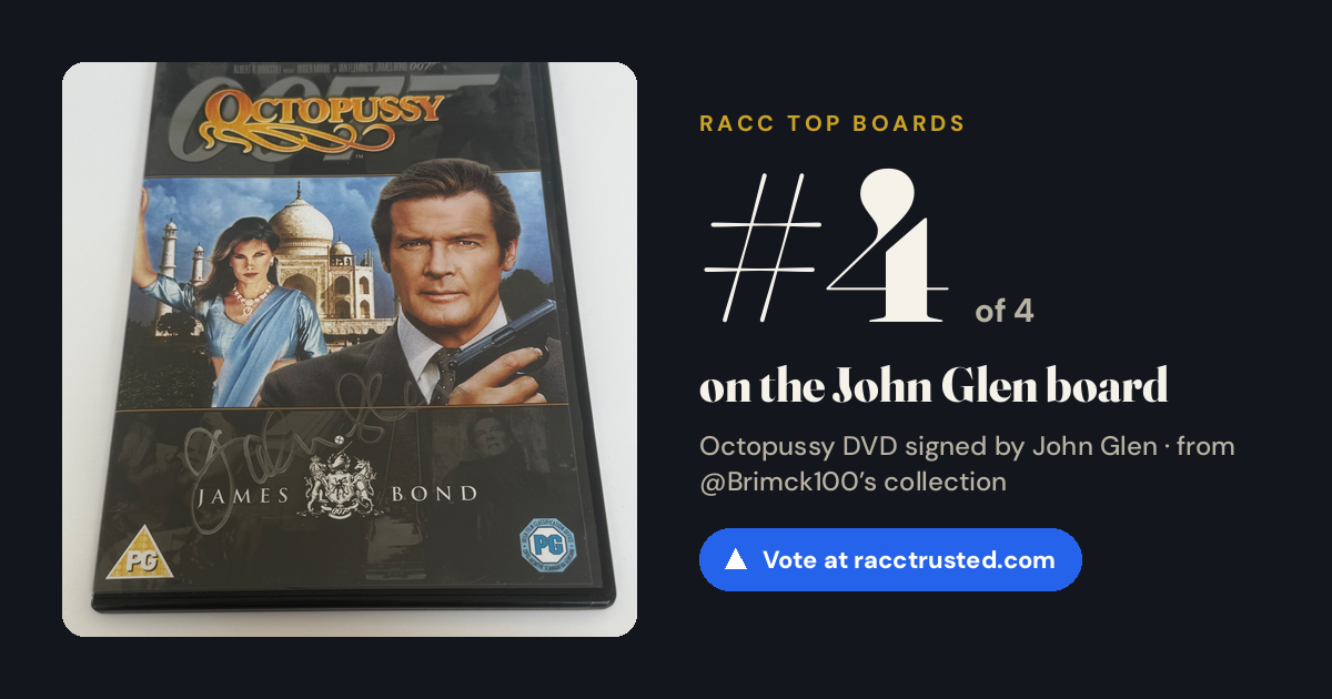 Share card: #4 of 4 on the John Glen board
