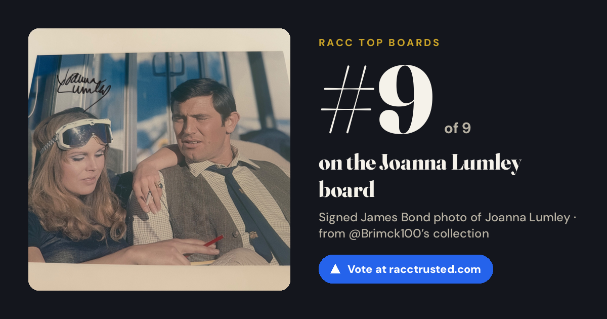 Share card: #9 of 9 on the Joanna Lumley board