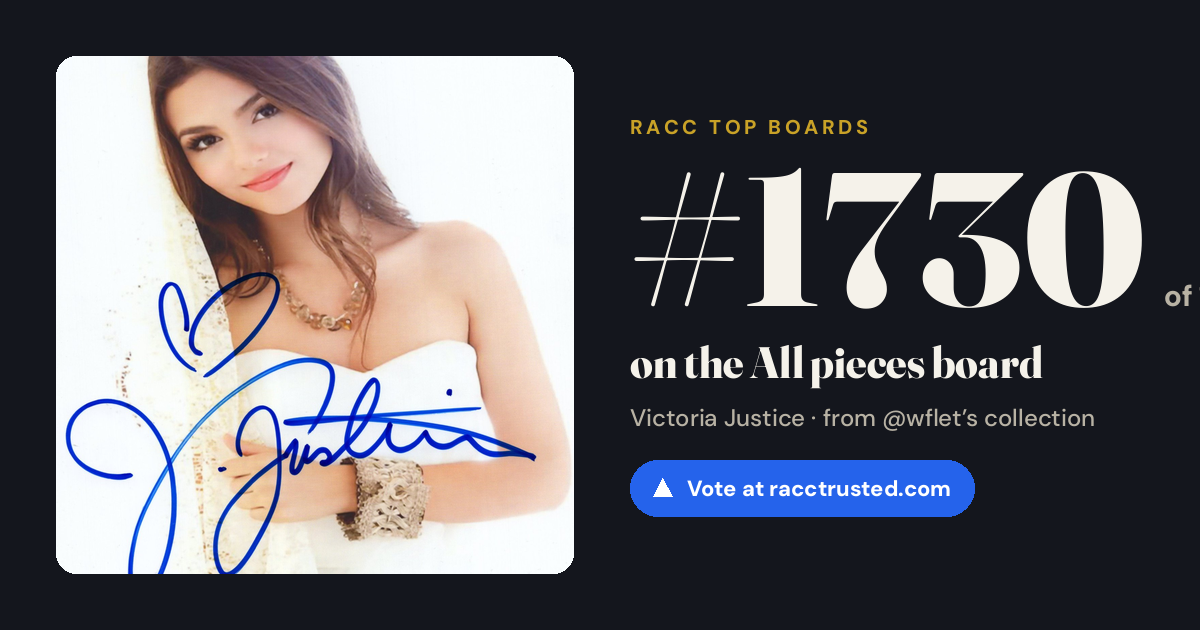 Share card: #1730 of 1743 on the All pieces board
