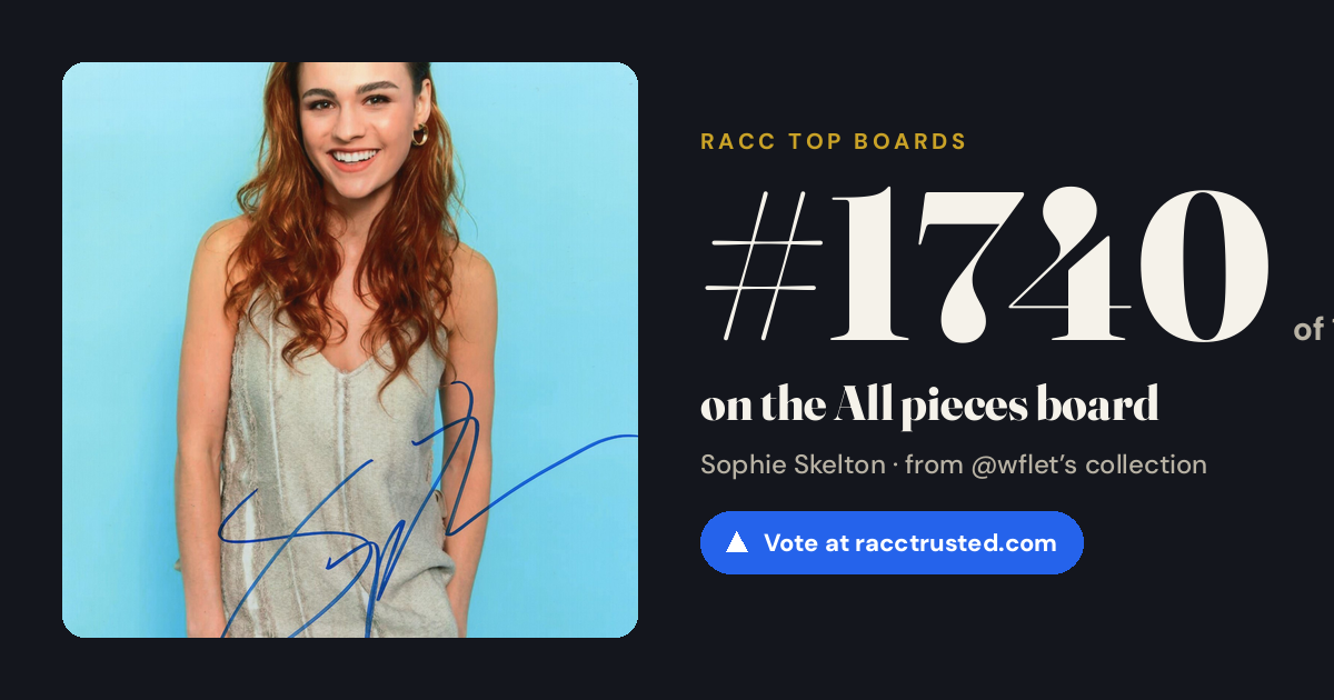 Share card: #1740 of 1743 on the All pieces board