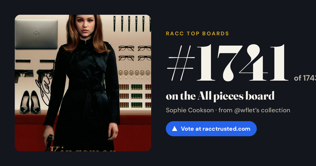 Share card: #1741 of 1743 on the All pieces board