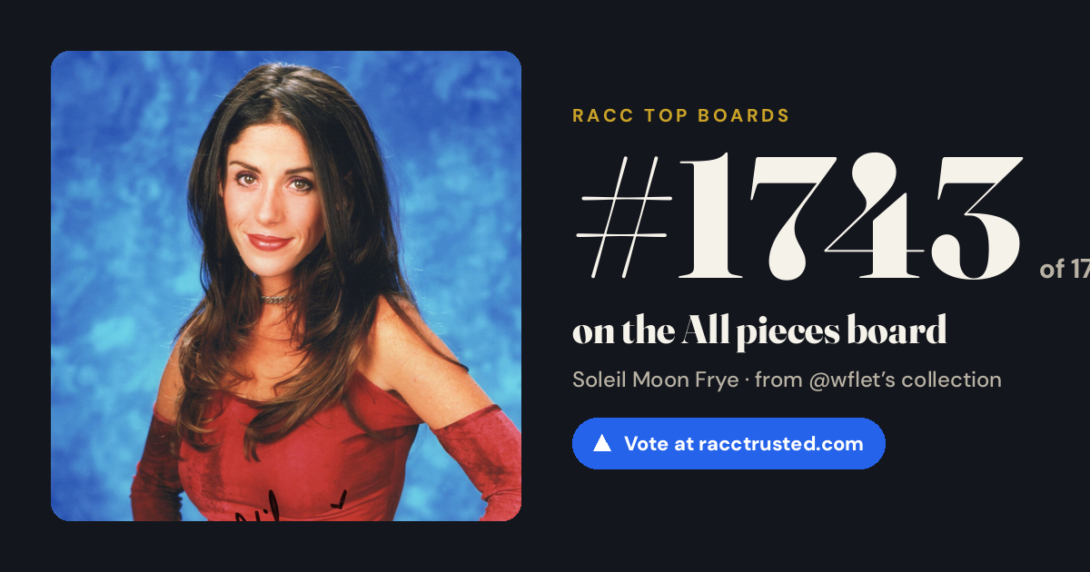 Share card: #1743 of 1743 on the All pieces board