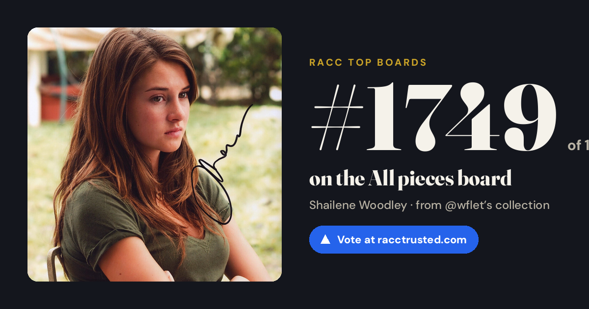 Share card: #1749 of 1756 on the All pieces board