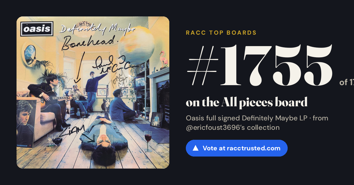 Share card: #1755 of 1756 on the All pieces board