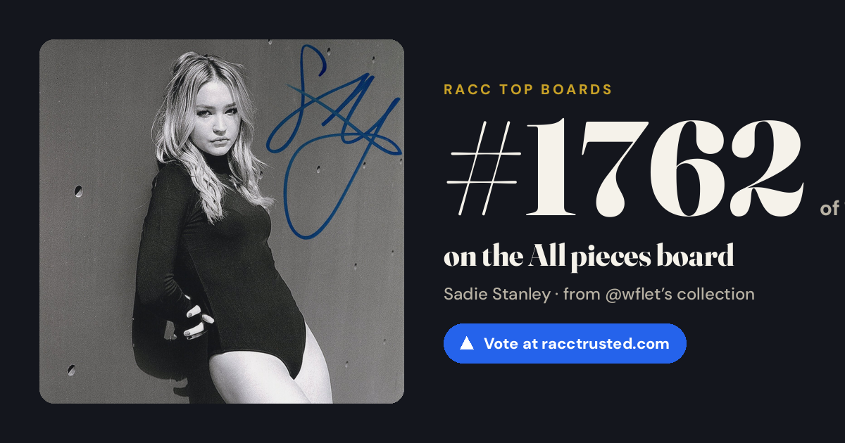 Share card: #1762 of 1766 on the All pieces board