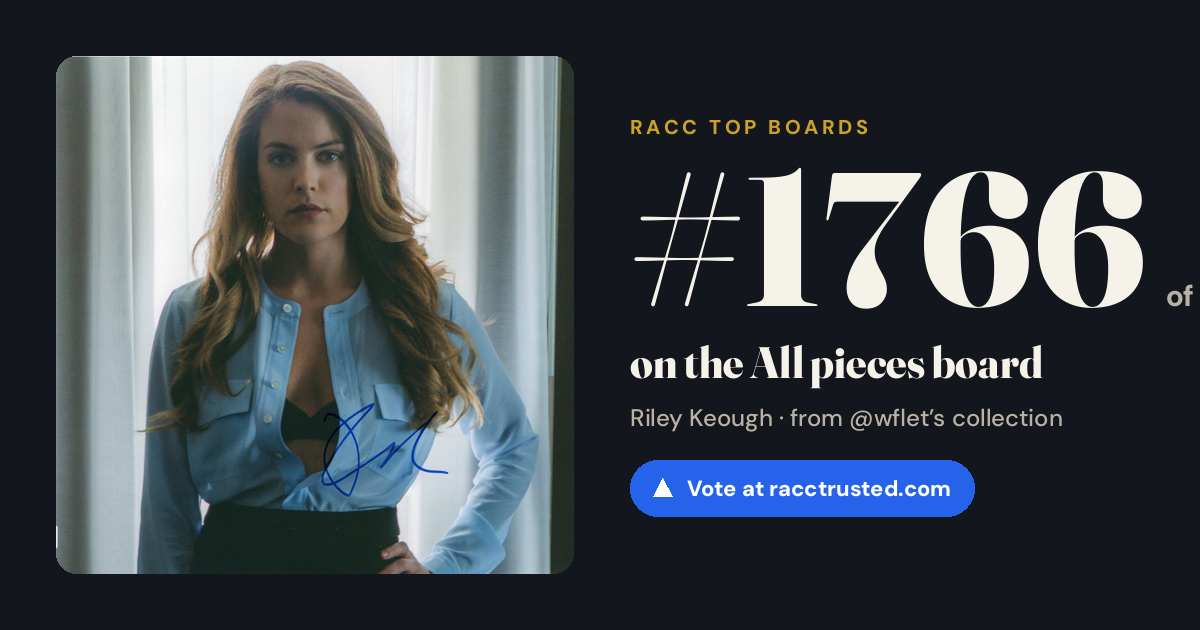 Share card: #1766 of 1766 on the All pieces board