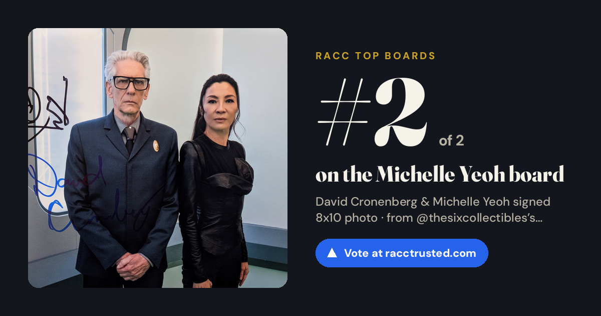 Share card: #2 of 2 on the Michelle Yeoh board