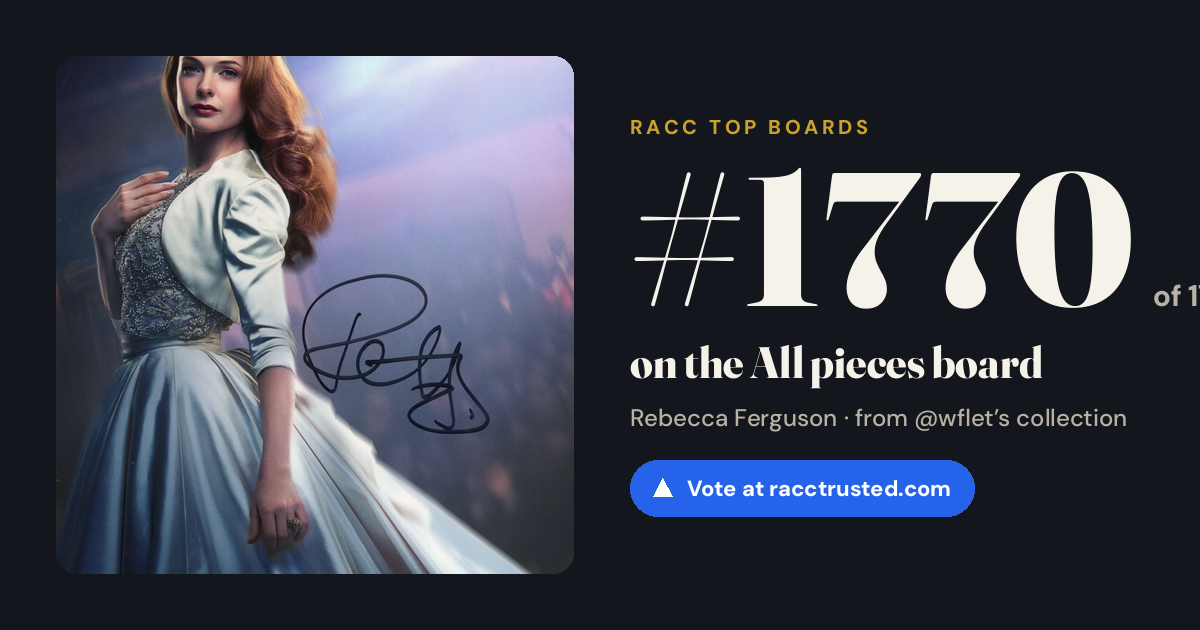 Share card: #1770 of 1779 on the All pieces board