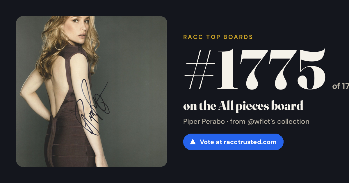Share card: #1775 of 1779 on the All pieces board