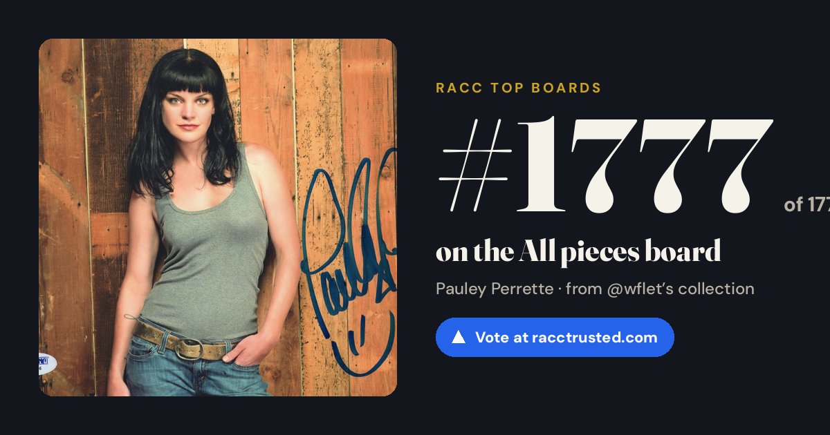 Share card: #1777 of 1779 on the All pieces board