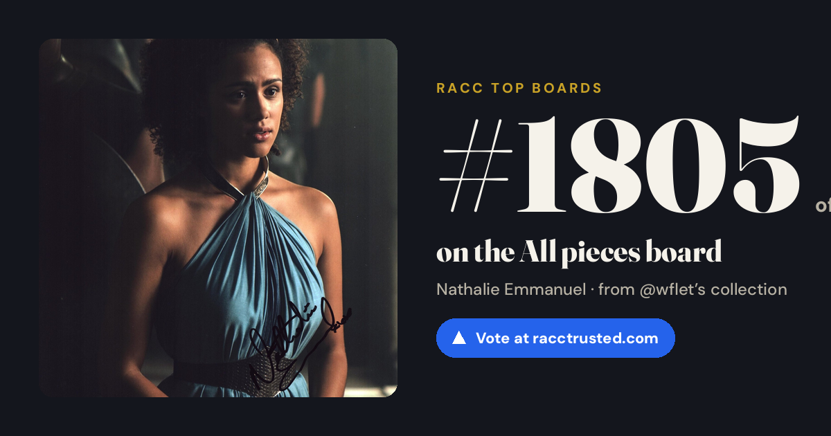 Share card: #1805 of 1812 on the All pieces board
