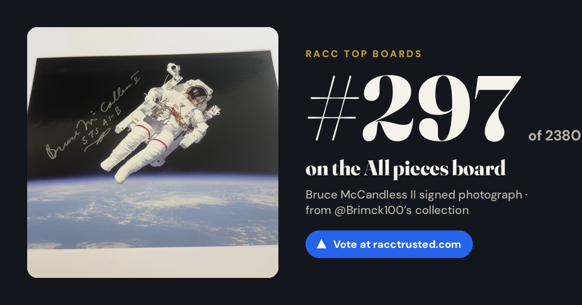 Share card: #297 of 2380 on the All pieces board