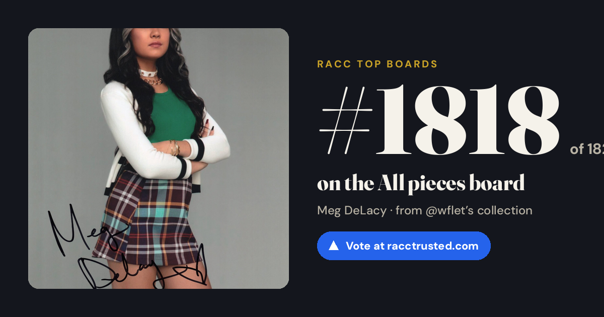 Share card: #1818 of 1818 on the All pieces board