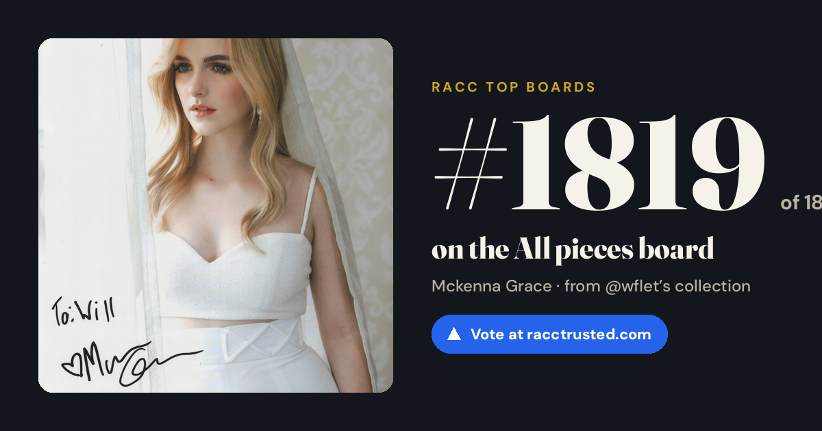 Share card: #1819 of 1826 on the All pieces board