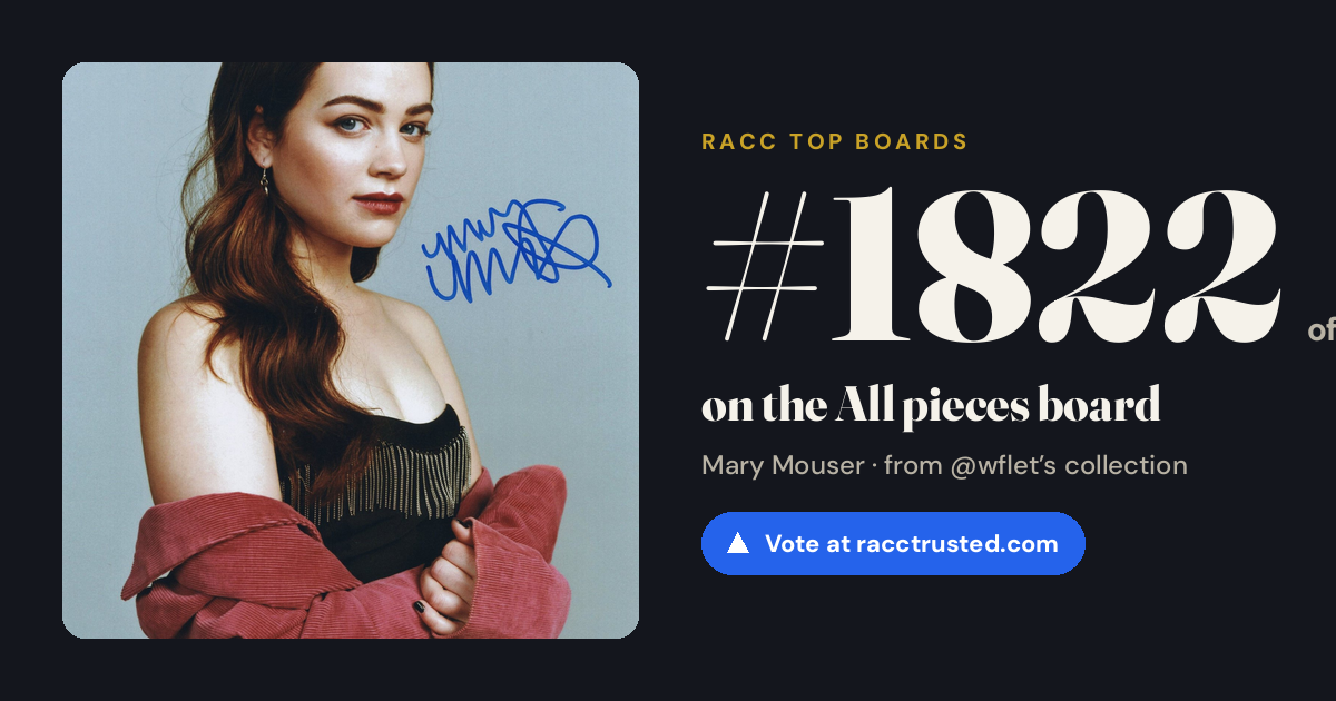 Share card: #1822 of 1826 on the All pieces board