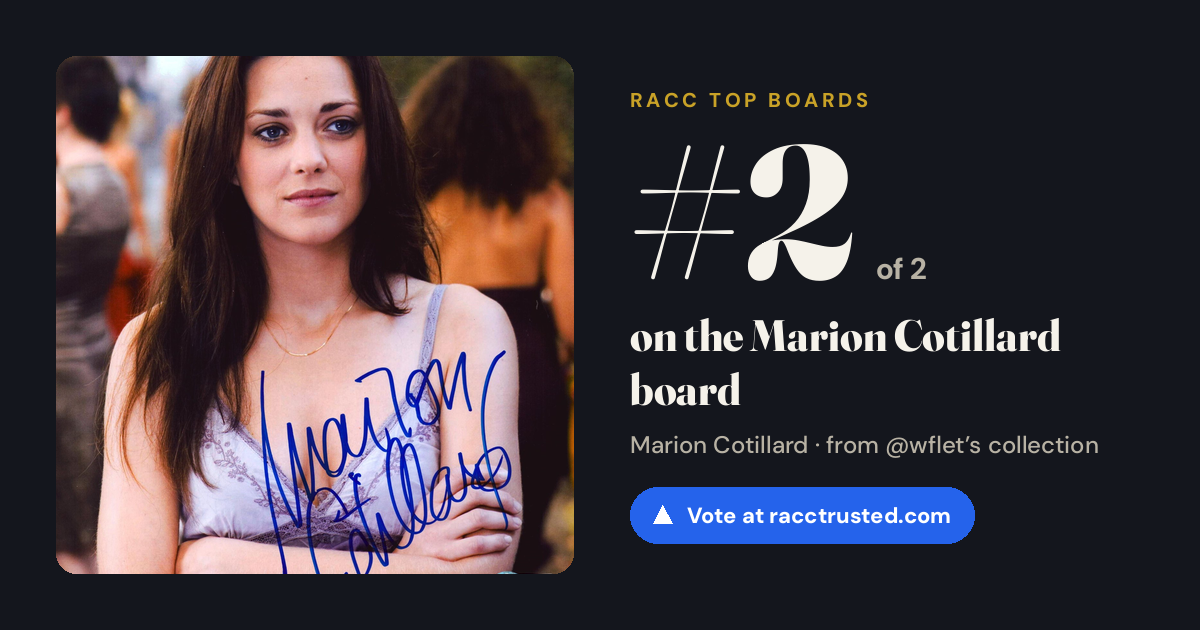 Share card: #2 of 2 on the Marion Cotillard board