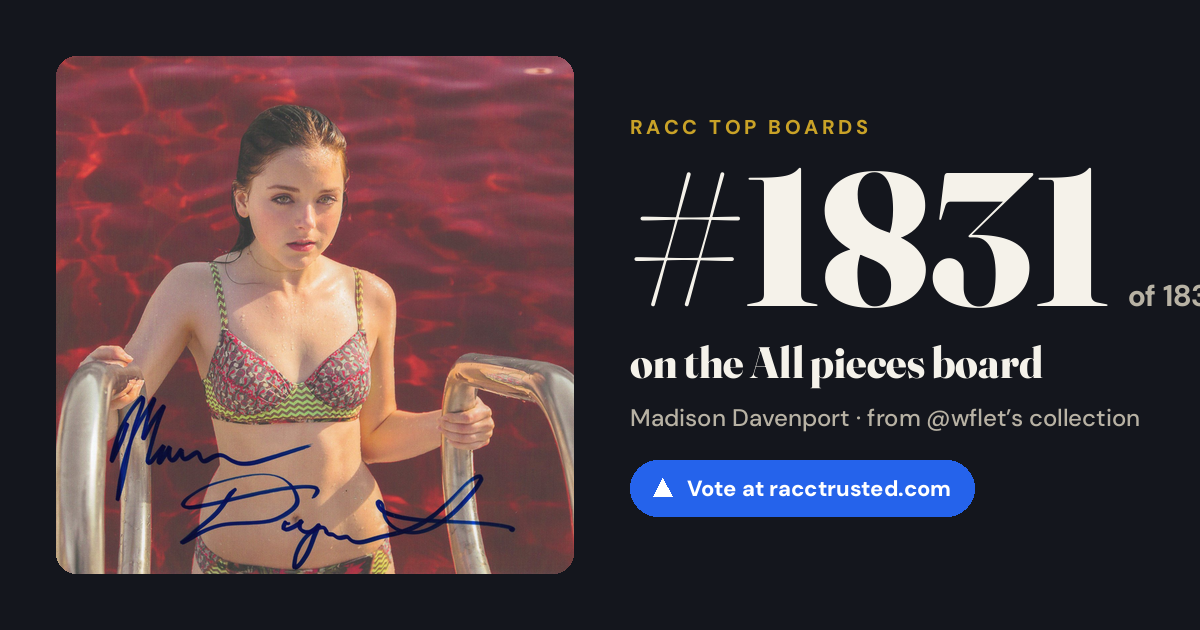 Share card: #1831 of 1834 on the All pieces board