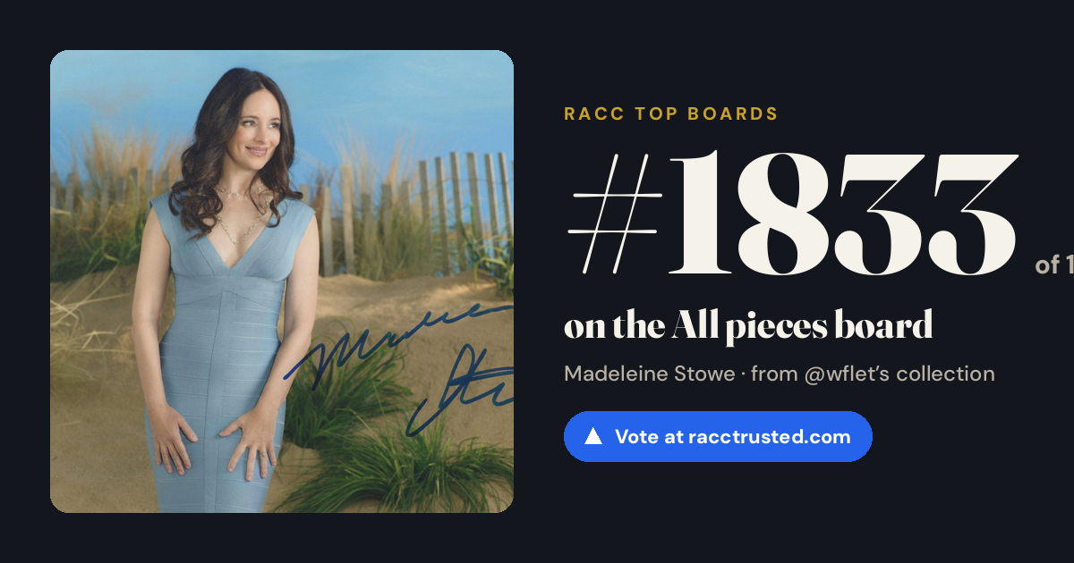Share card: #1833 of 1834 on the All pieces board