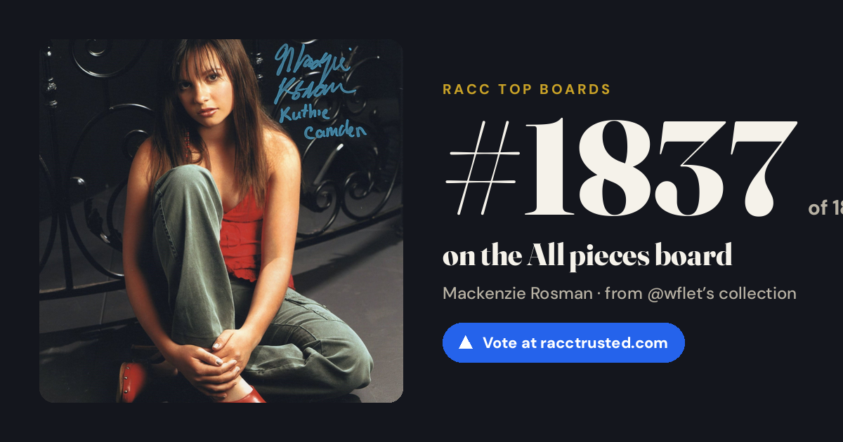 Share card: #1837 of 1851 on the All pieces board