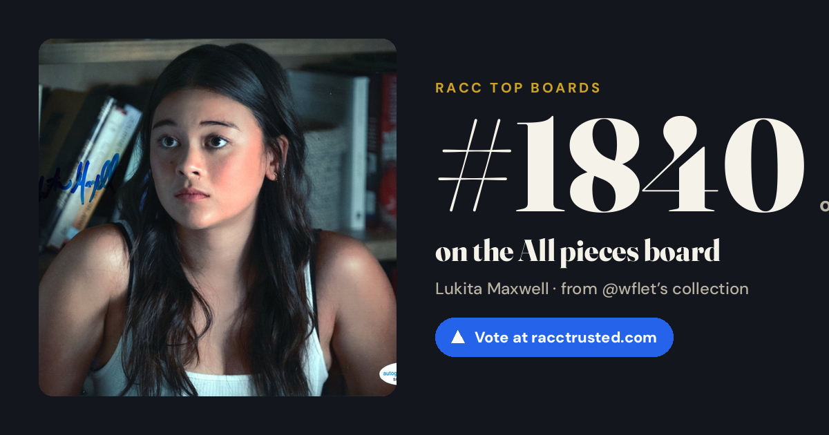 Share card: #1840 of 1851 on the All pieces board