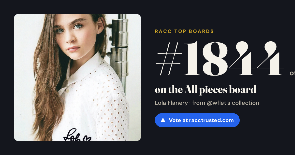 Share card: #1844 of 1851 on the All pieces board