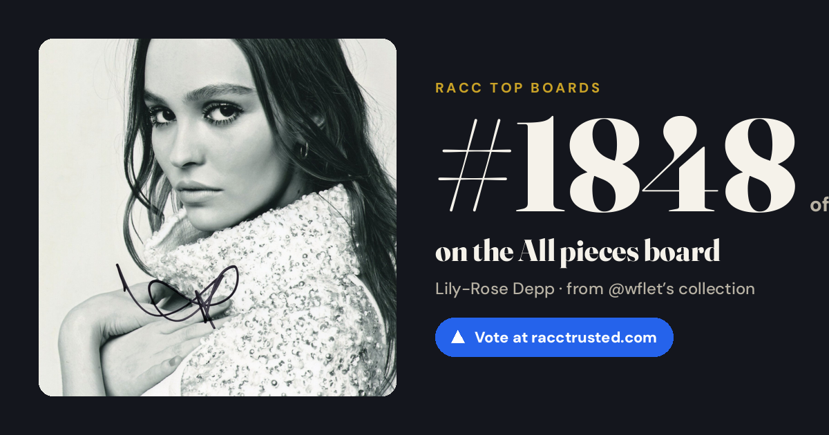 Share card: #1848 of 1851 on the All pieces board