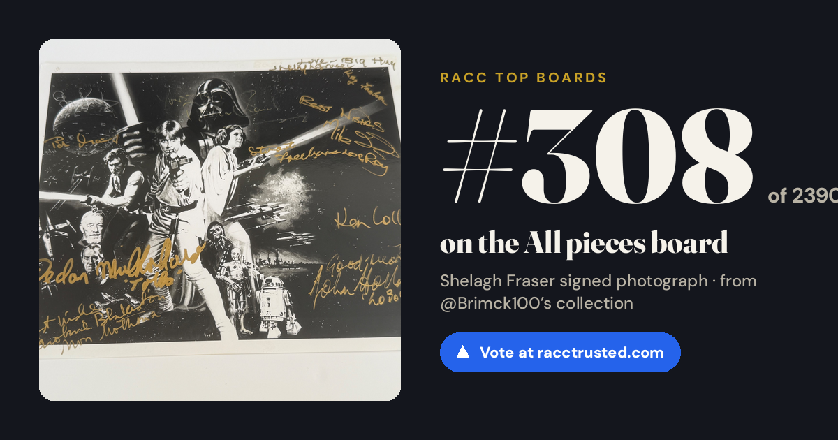 Share card: #308 of 2390 on the All pieces board