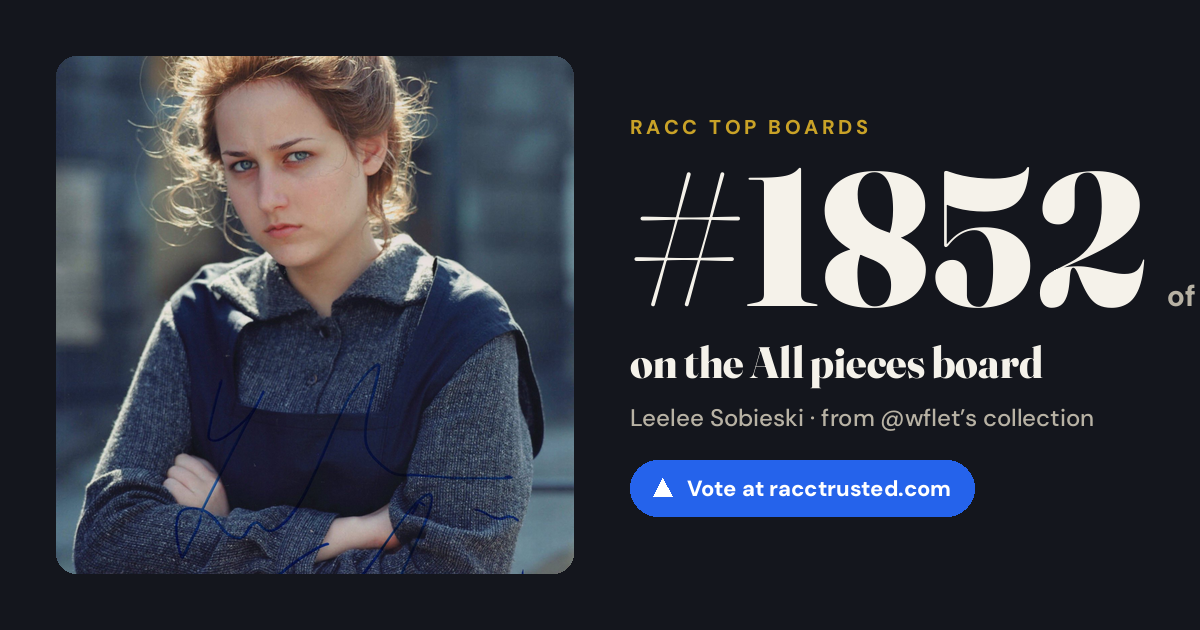 Share card: #1852 of 1860 on the All pieces board