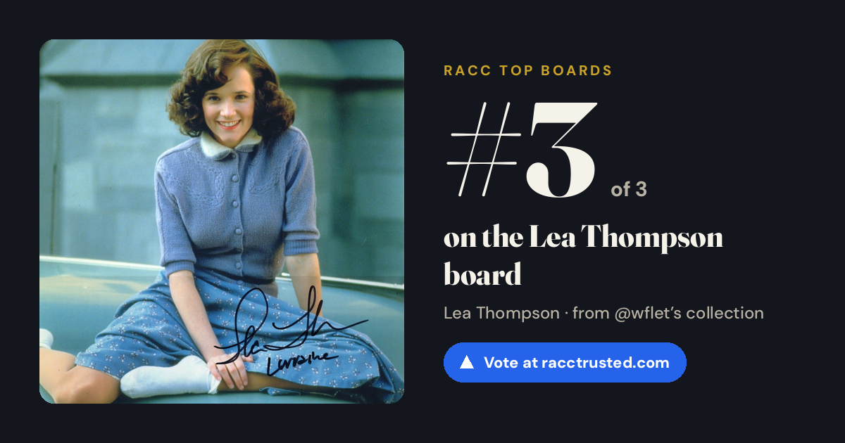 Share card: #3 of 3 on the Lea Thompson board