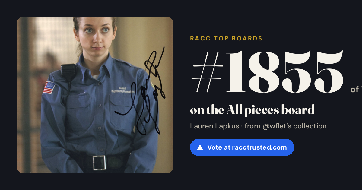Share card: #1855 of 1861 on the All pieces board