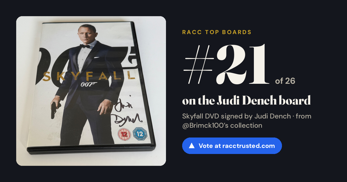 Share card: #21 of 26 on the Judi Dench board