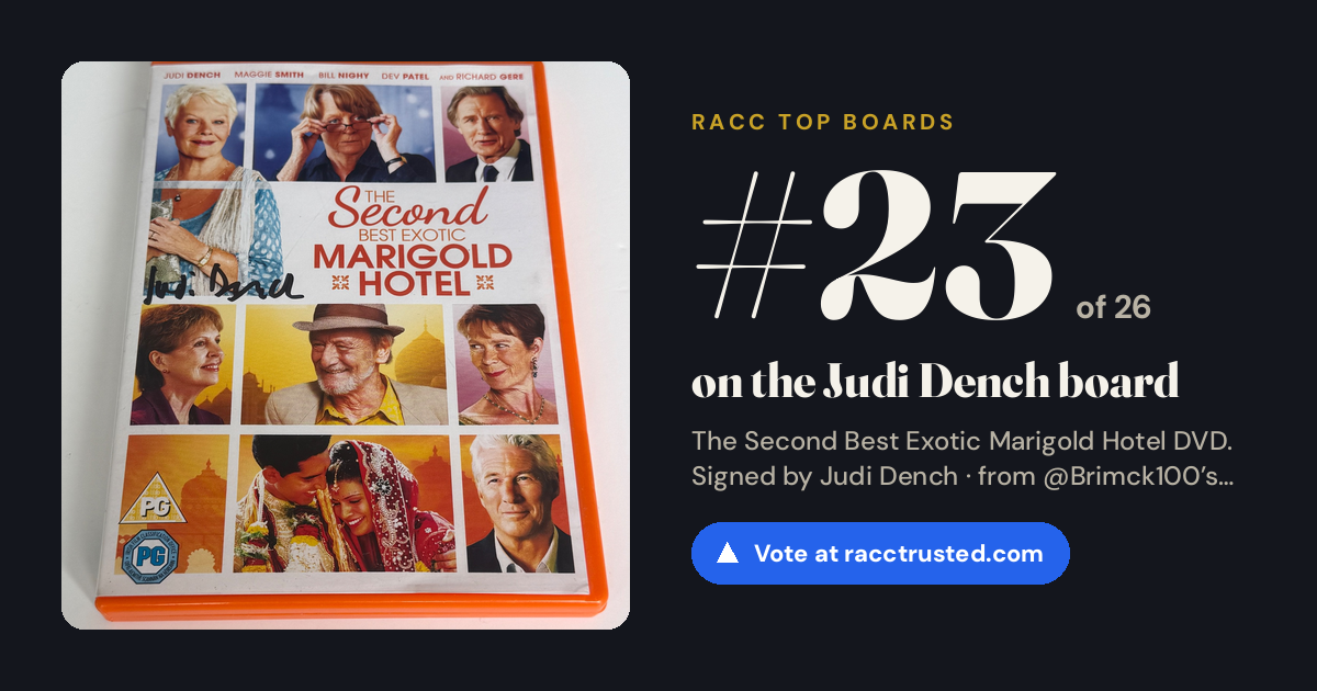 Share card: #23 of 26 on the Judi Dench board