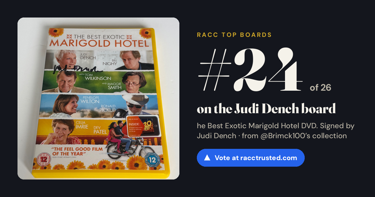 Share card: #24 of 26 on the Judi Dench board