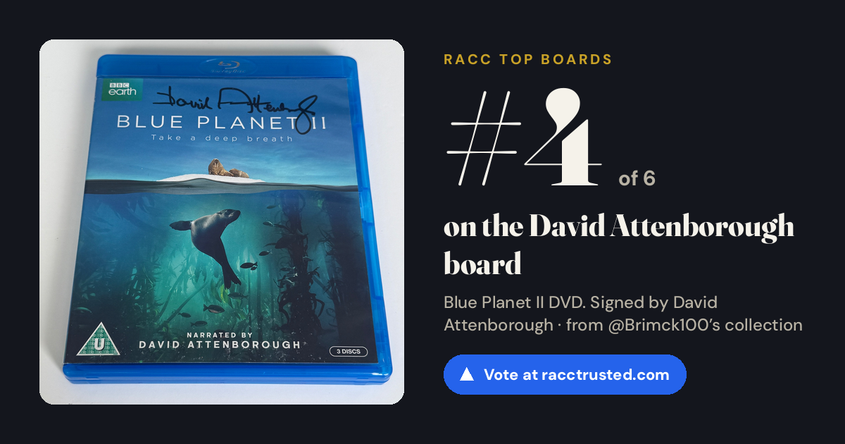 Share card: #4 of 6 on the David Attenborough board
