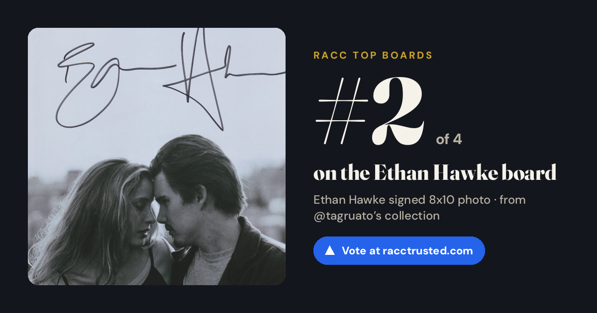 Share card: #2 of 4 on the Ethan Hawke board
