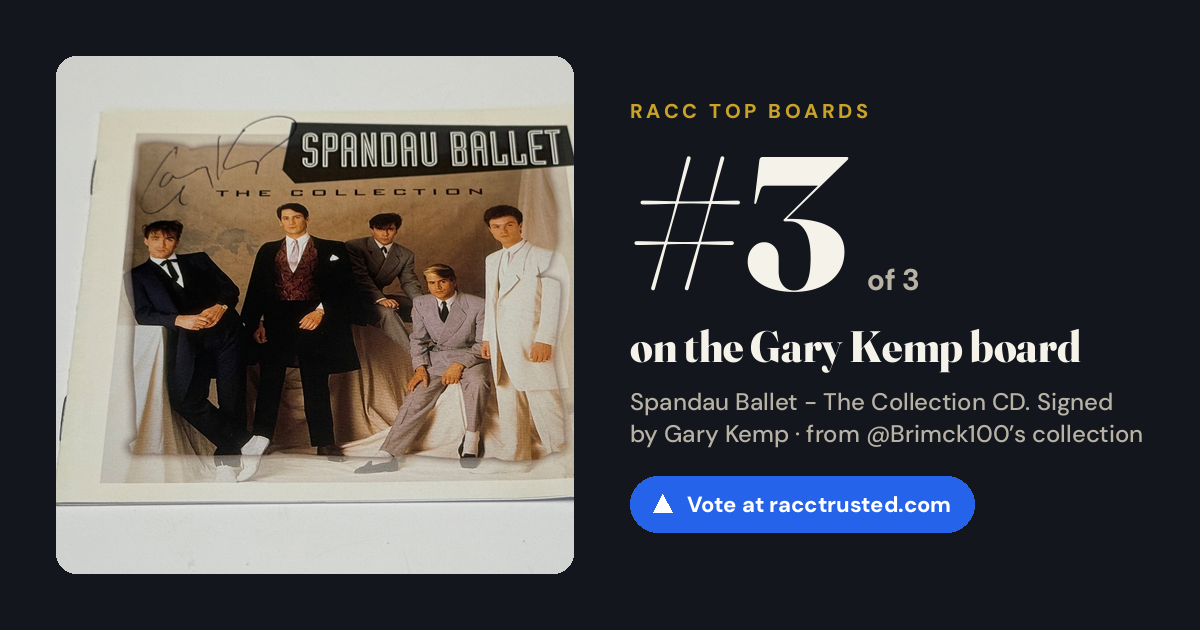 Share card: #3 of 3 on the Gary Kemp board