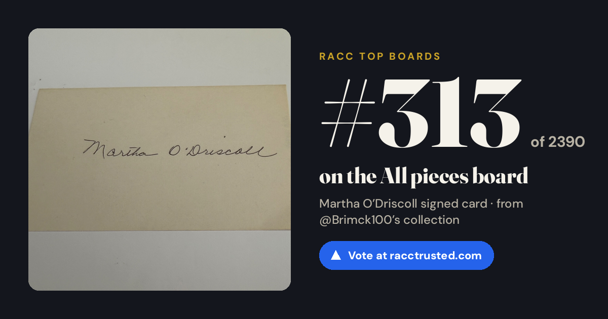 Share card: #313 of 2390 on the All pieces board