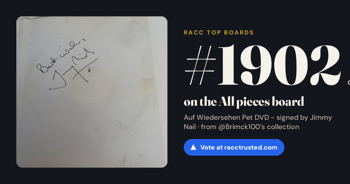 Share card: #1902 of 1905 on the All pieces board
