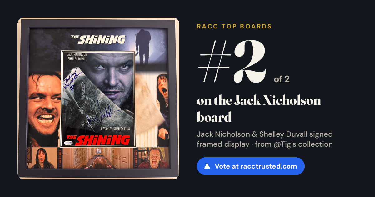 Share card: #2 of 2 on the Jack Nicholson board