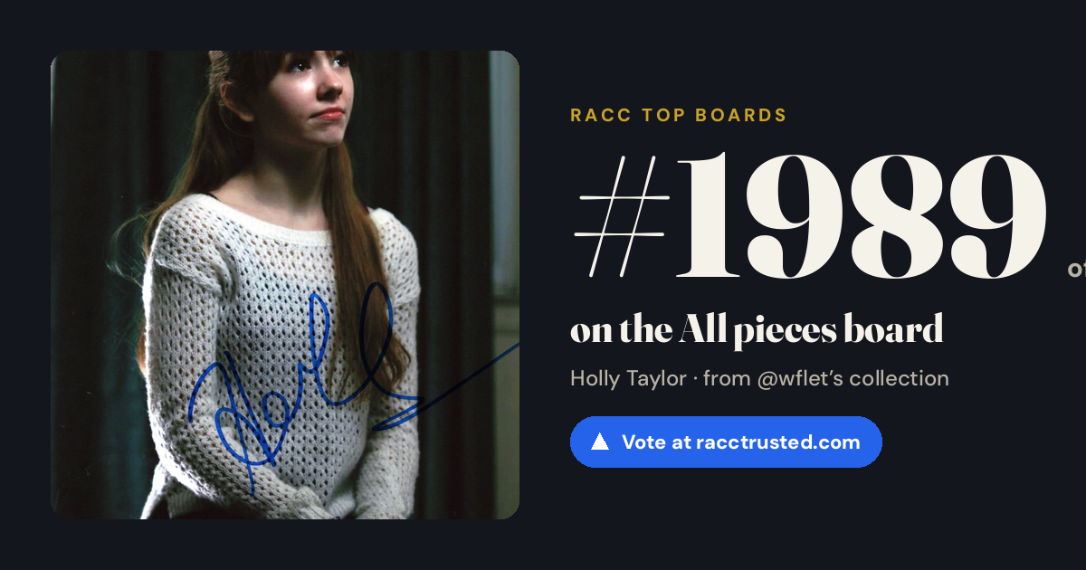 Share card: #1989 of 1997 on the All pieces board