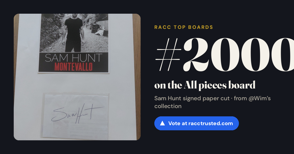 Share card: #2000 of 2003 on the All pieces board