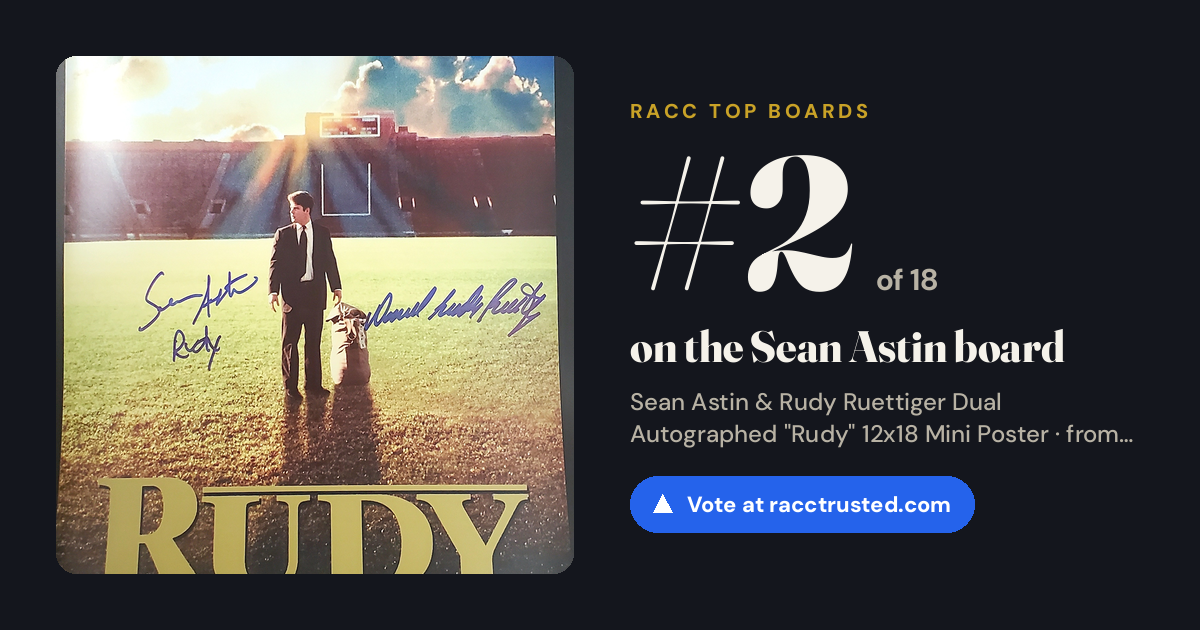 Share card: #2 of 18 on the Sean Astin board